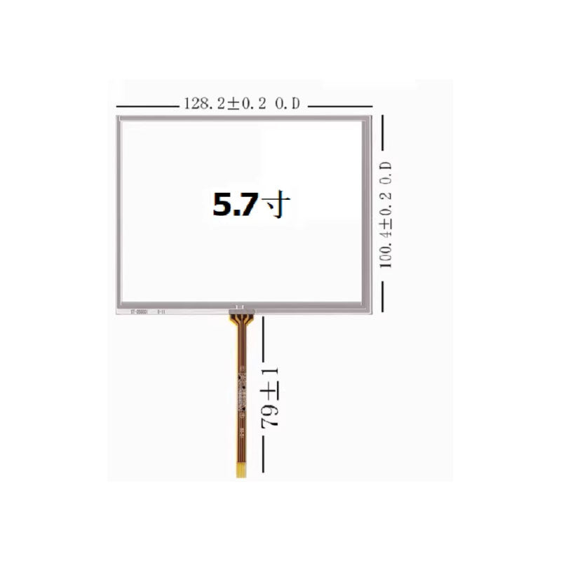 Touch Screen Glass 5.7", 4 Wire, Nihon Kohden BSM-1700 | TNC-TS129