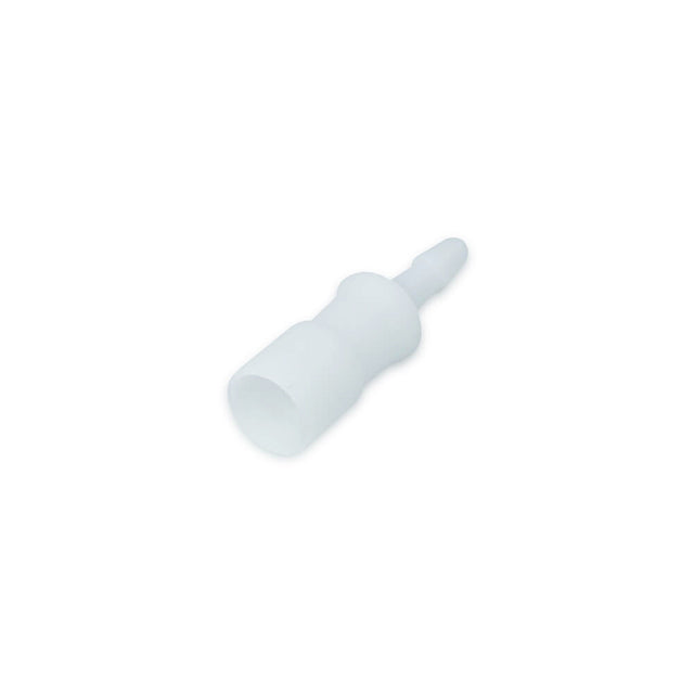 A single white compatible BP connector for GE Neo Cuffs.