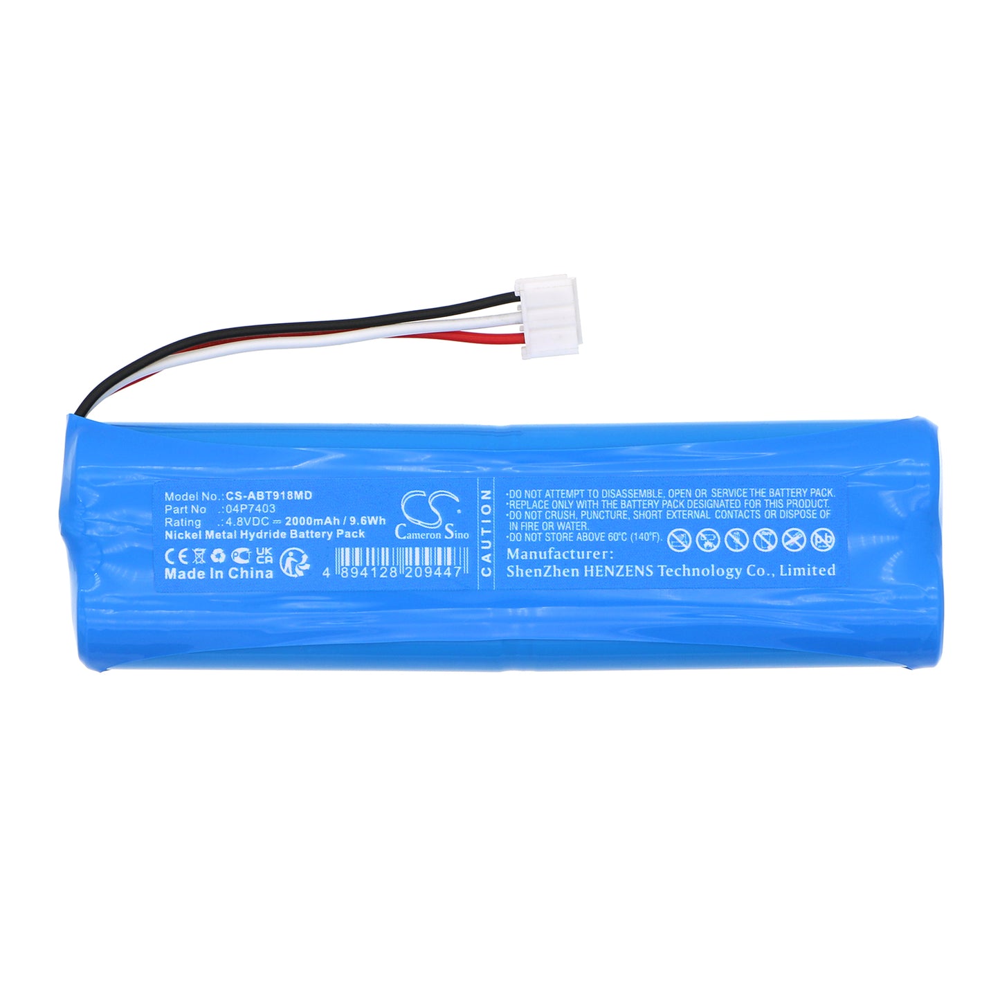 Battery for Abbott i-Stat System / Printer – 4.8V 2000mAh