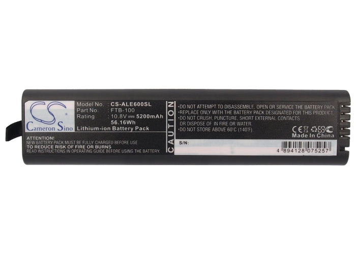 Battery for Agilent E6000 / Philips M2636A / Bard Site Rite 5 / Lenovo 11J8604 / HP M2636A – 10.8V 5200mAh