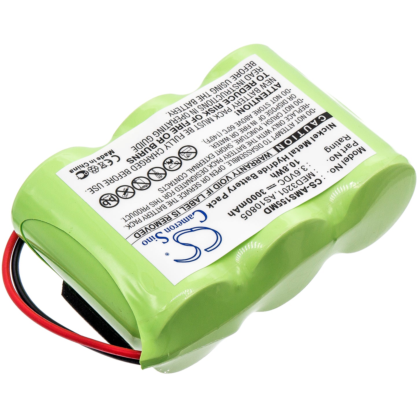 Battery for Welch-Allyn / Alaris Medicalsystems Infusion Pump – 3.6V 3000mAh
