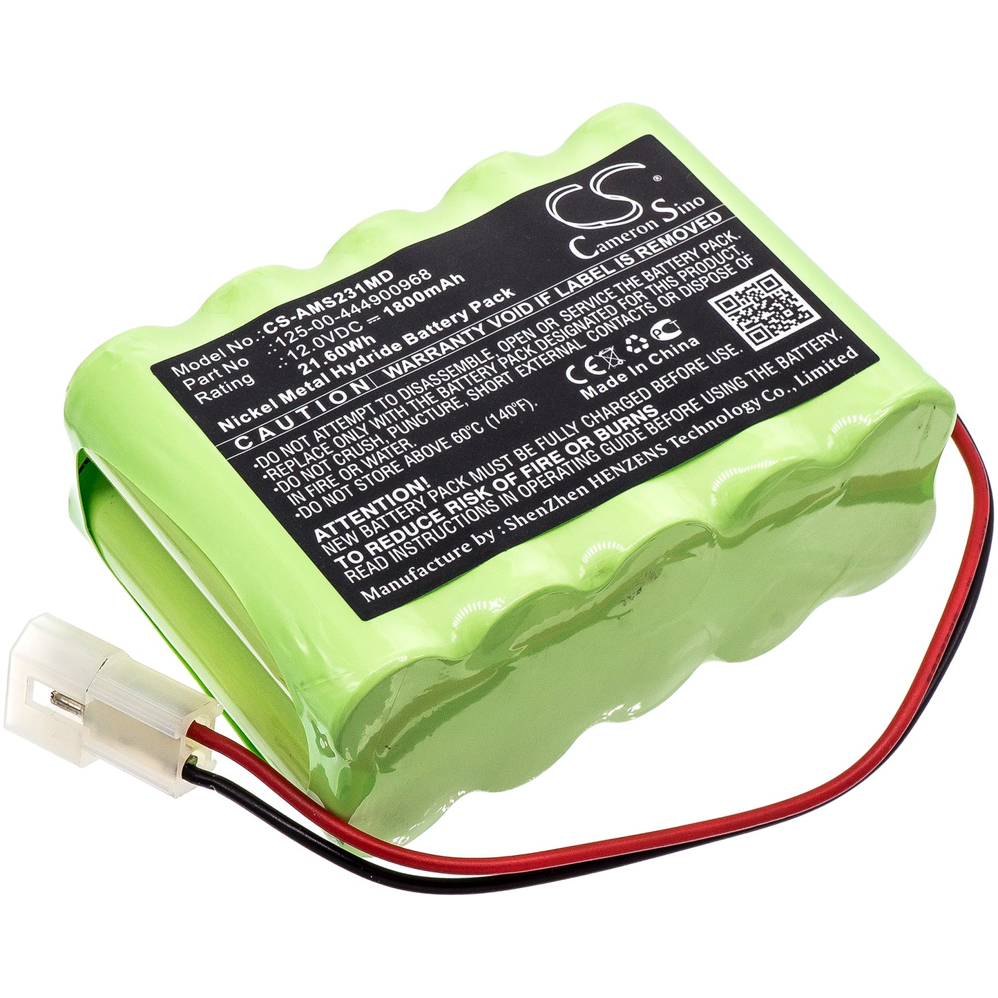 Battery for Alaris Medicalsystems Infusion Pump 531 231 – 12.0V 1800mAh