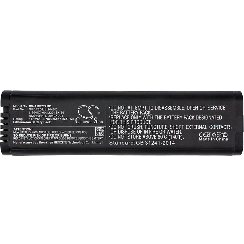 Battery for Anritsu MS2721A / MS2721B / MS2036C / Spacelabs Qube 91390 / JDSU MTS-6000 / VIAVI JD725C / JD726C – 11.1V 7800mAh