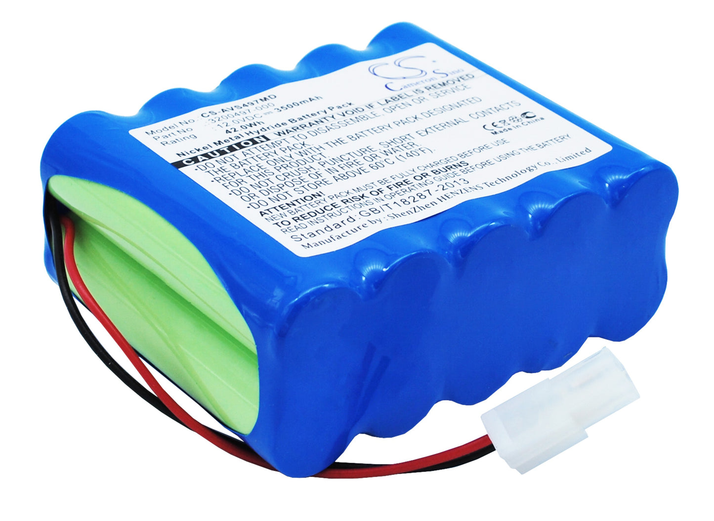Battery for Viasys Vela / AVEA / CareFusion Ventilators – 12.0V 3500mAh