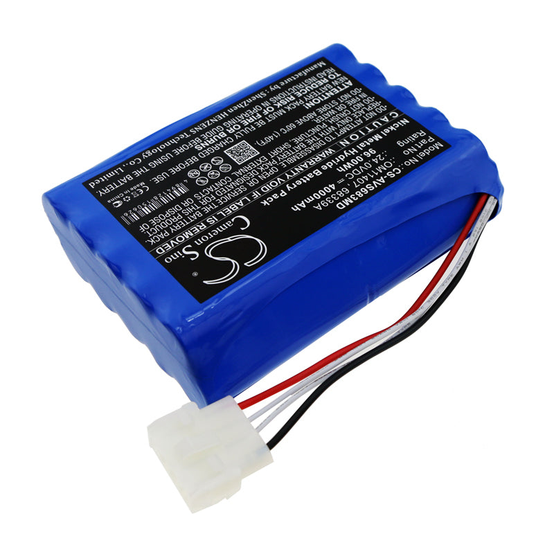 Battery for Viasys Healthcare AVEA Ventilator / AVEA VENT 68339 / 6068 / 68339A / 68339K, Carefusion Avea 68339A, Bird Avea Vent 68339 / CareFusion Avea Ventilator – 24.0V 4000mAh