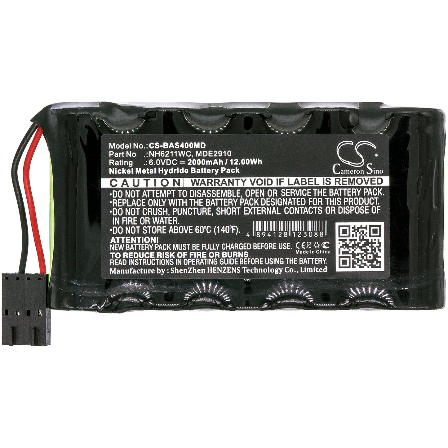 Battery for Baxter Healthcare Syringe Pump AS40 / AS50 / AS60A – 6.0V 2000mAh