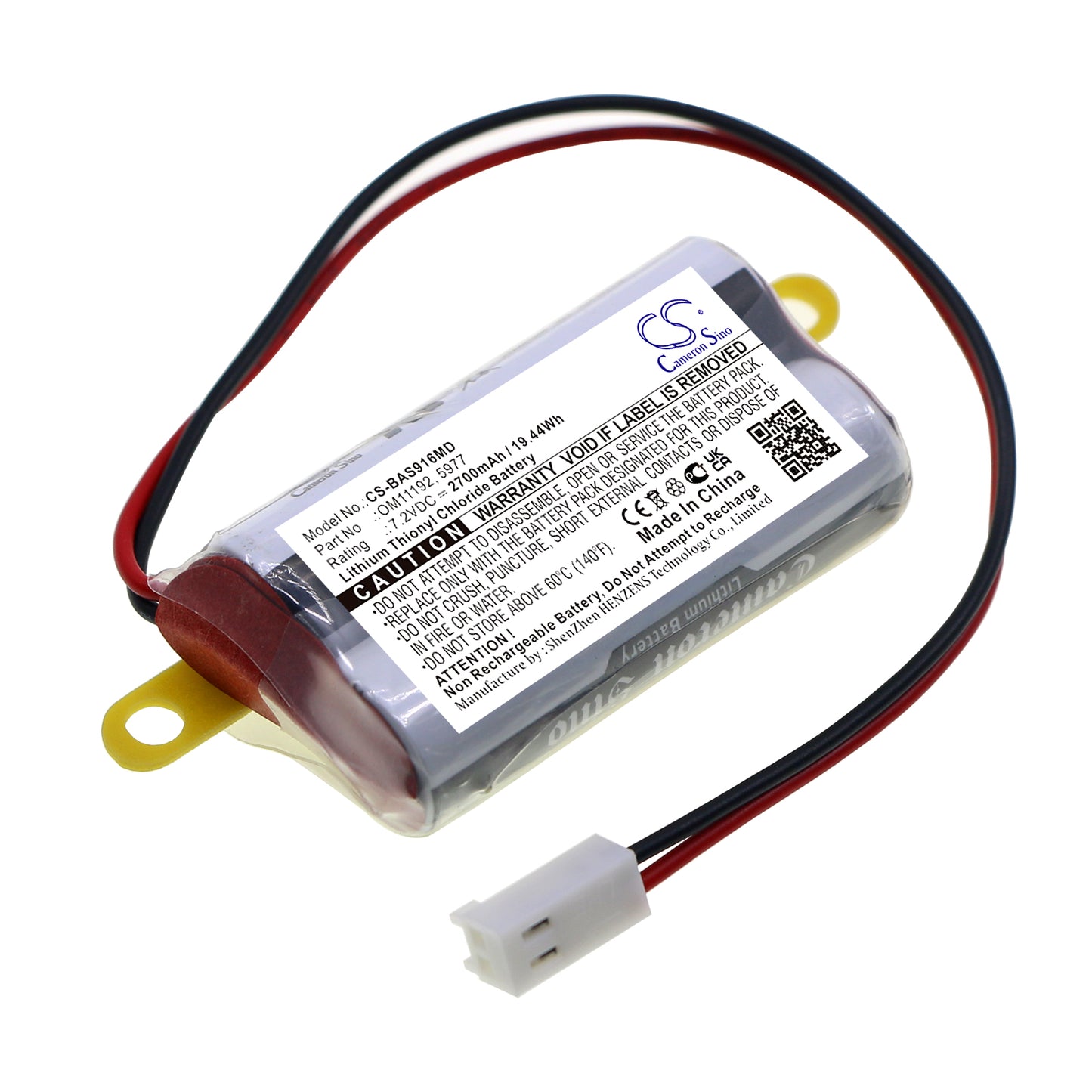Battery for Baxter Healthcare Colleague Infusion Pump Memory – 7.2V 2700mAh