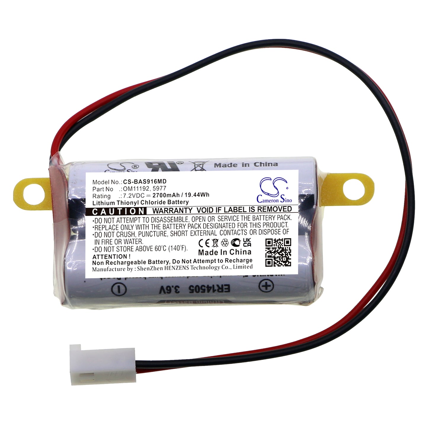 Battery for Baxter Healthcare Colleague Infusion Pump Memory – 7.2V 2700mAh