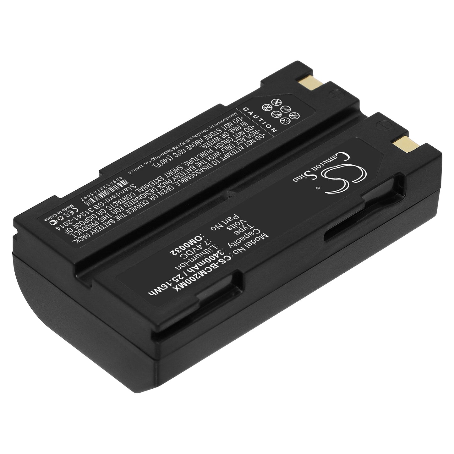 Battery for Smiths Capnocheck II Capnograph / Oximeter / BCI Capnocheck II / 8400 / 8401 – 7.4V 3400mAh