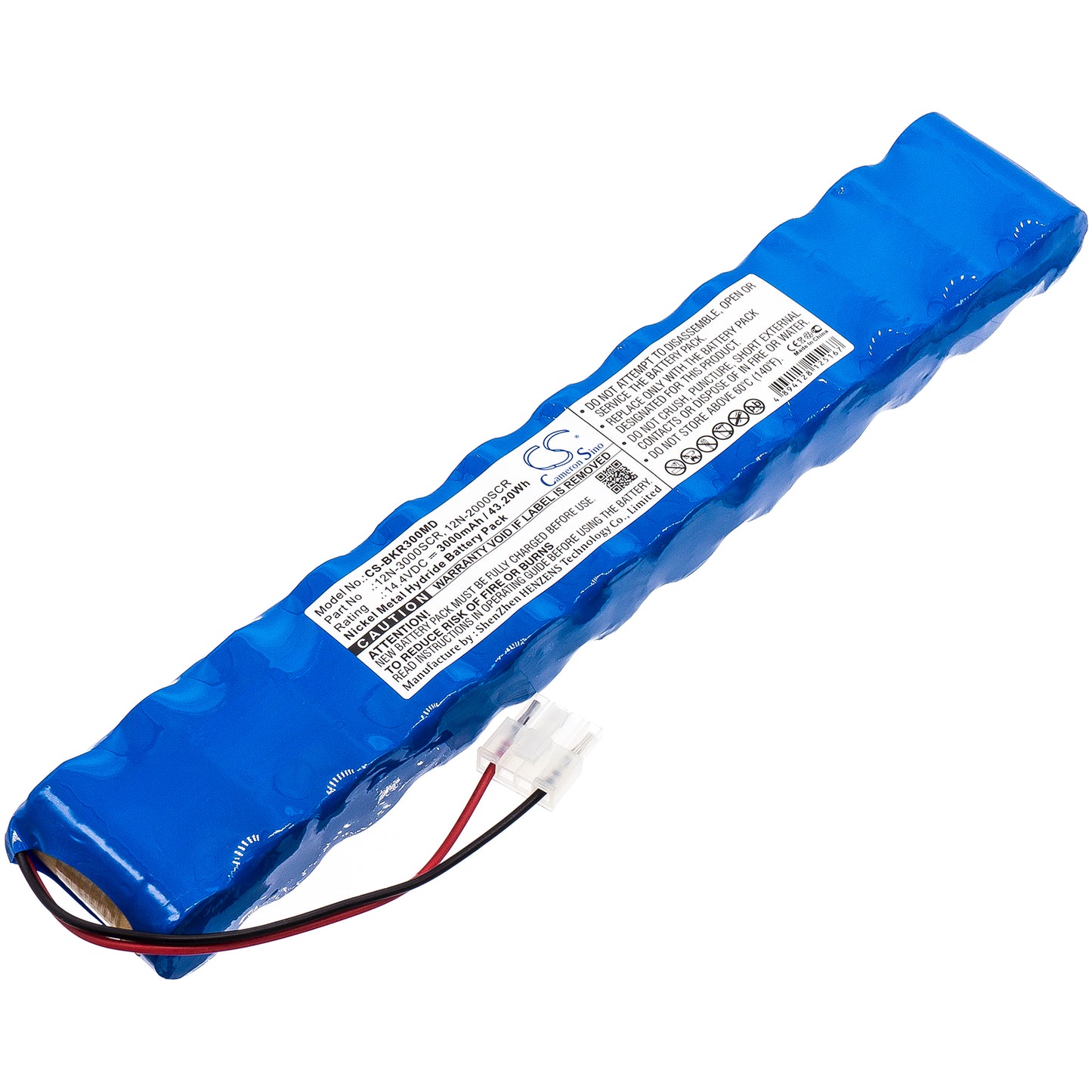 Battery for Schiller Defigard 3002 / Bruker 3002 IH – 14.4V 3000mAh
