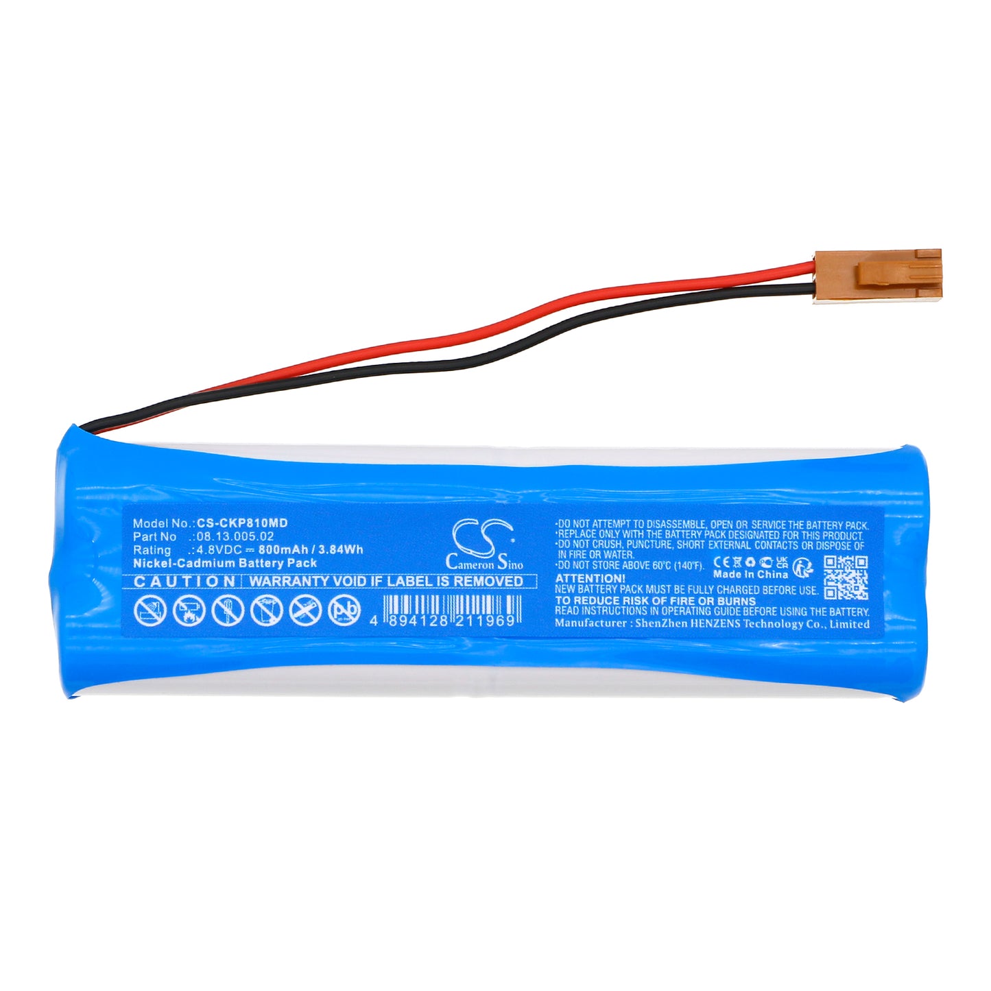 Battery for Critikon P81 – 4.8V 800mAh