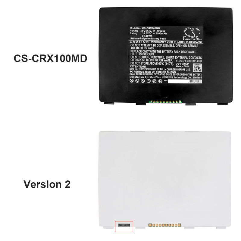 CS-CRX100MD Battery – Compatible with Carestream DRX-1 / SPAC1432 / 441400052