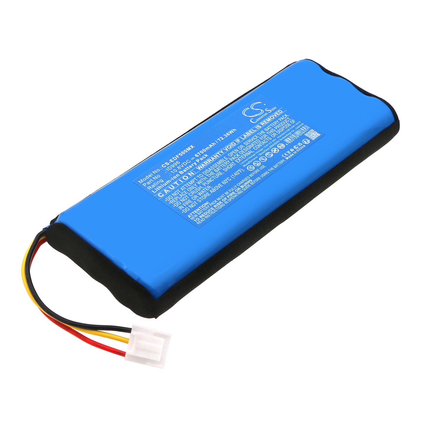 Battery for EDAN X12 / F15 Patient Monitor – 10.8V 6700mAh