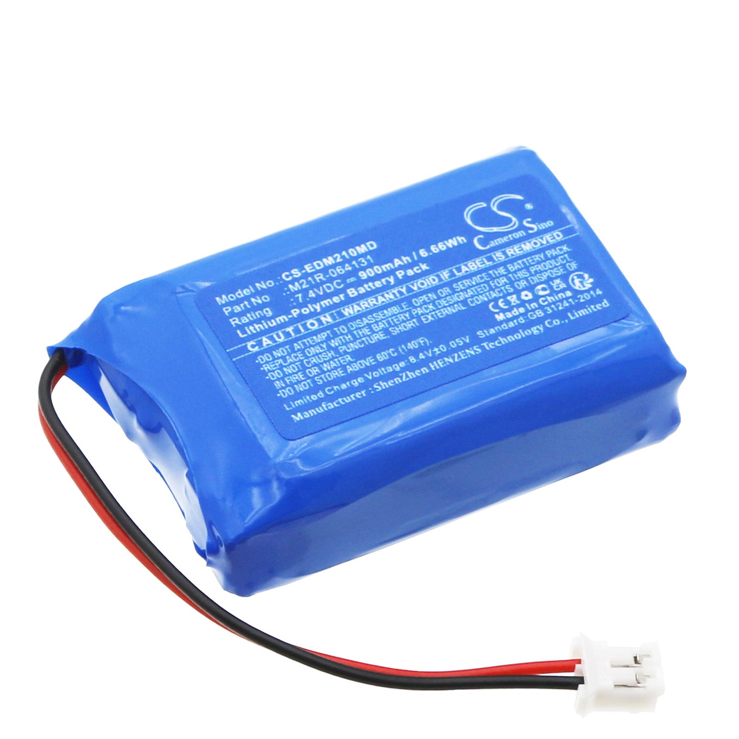 Battery compatible with EDAN Pro II / Sonotrax II Doppler – 7.4V 900mAh – CS-EDM210MD