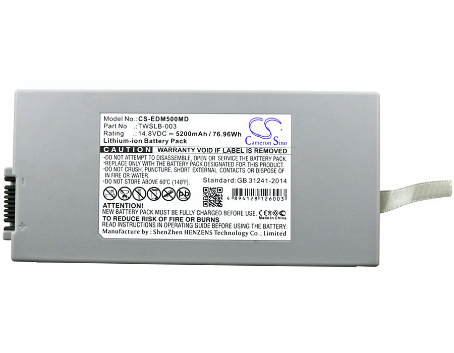 Battery for Drager Vista / EDAN Patient Monitors – 14.8V 5200mAh