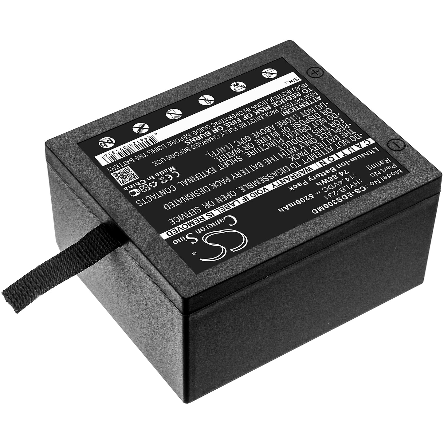 Battery for EDAN SE-3 ECG Machine – 14.4V 5200mAh