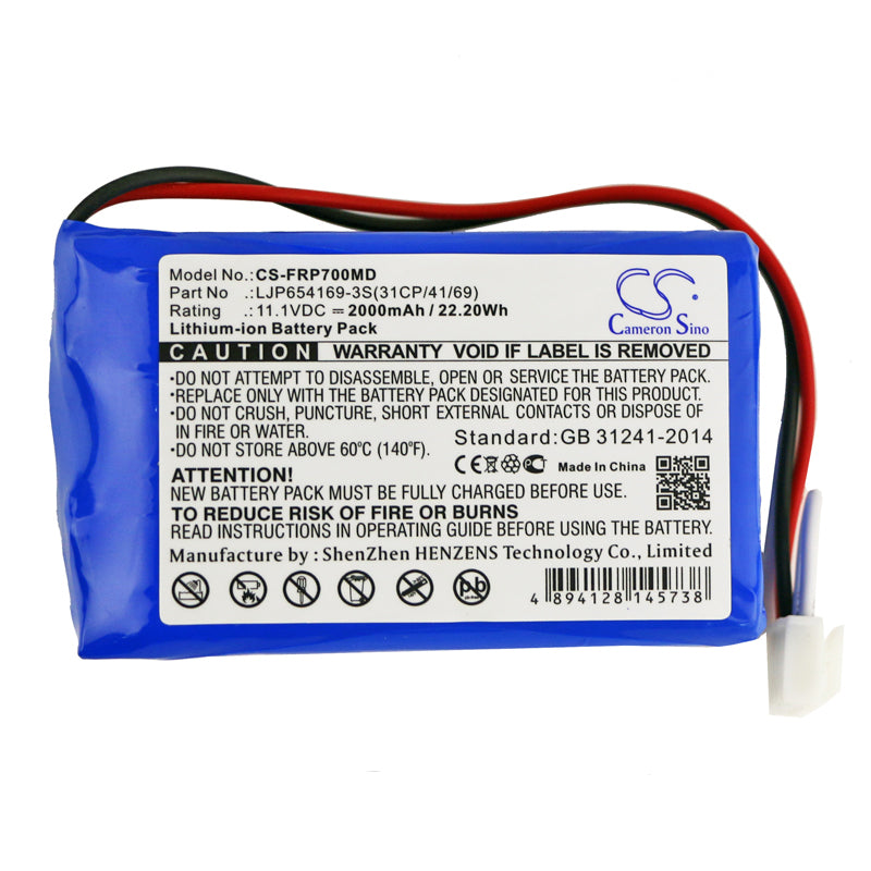 Fresenius FBALCO0059 Infusion VP7 Pumps Vp7 Medical Replacement Battery
