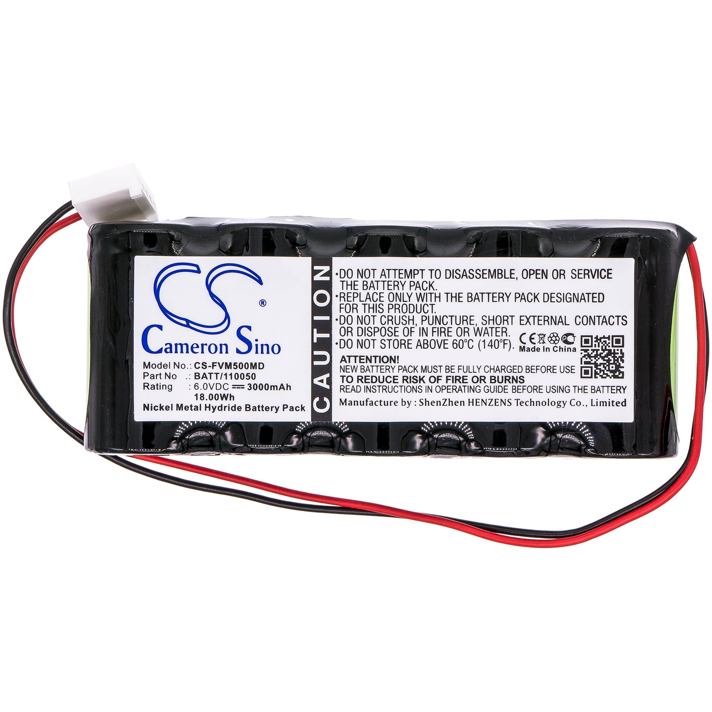 Battery for Fresenius MCM500 / MCM500D – 6.0V 3000mAh