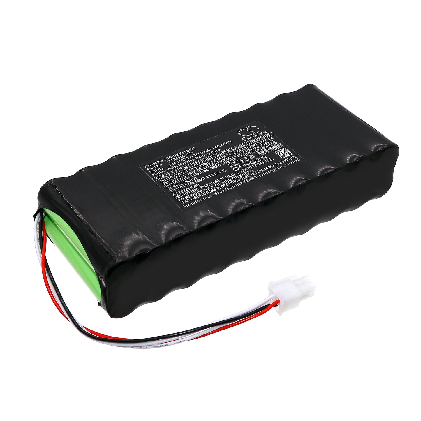 Battery for Criticare / GE External Power Supply – 24V 3600mAh – CS-GEP508MD