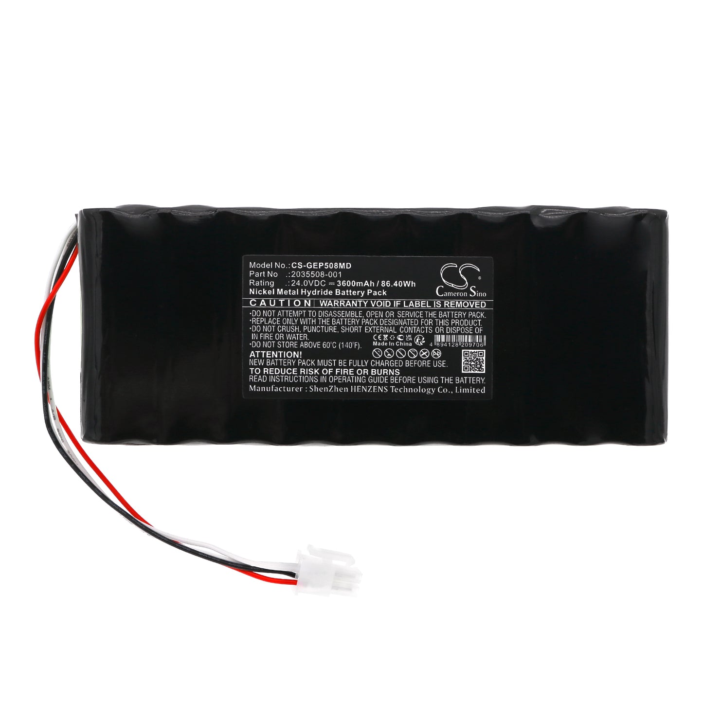 Battery for Criticare / GE External Power Supply – 24V 3600mAh – CS-GEP508MD