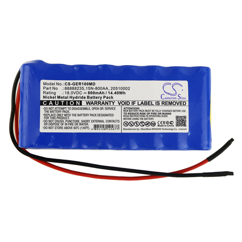 Battery for GE Responder 1000 / 1100 / SCP840 / SCP912 – 18.0V 800mAh