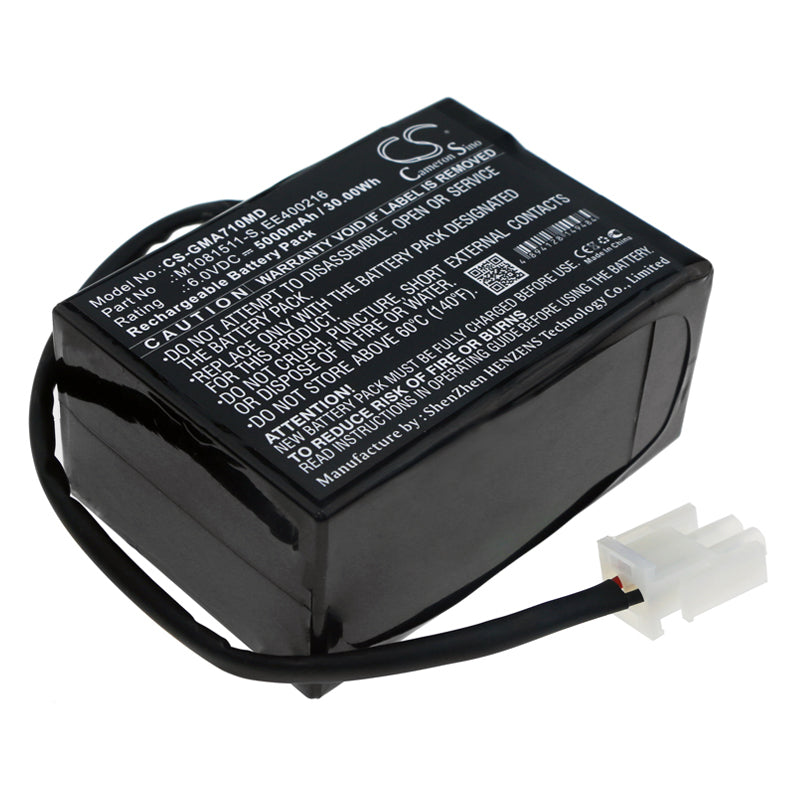 6V Battery Replacement Compatible with GE EE400216, M1081511-S Aespire 7100, Aespire 7100 IEC, Aespire 7100 IEC Di, Aestiva 5 7100