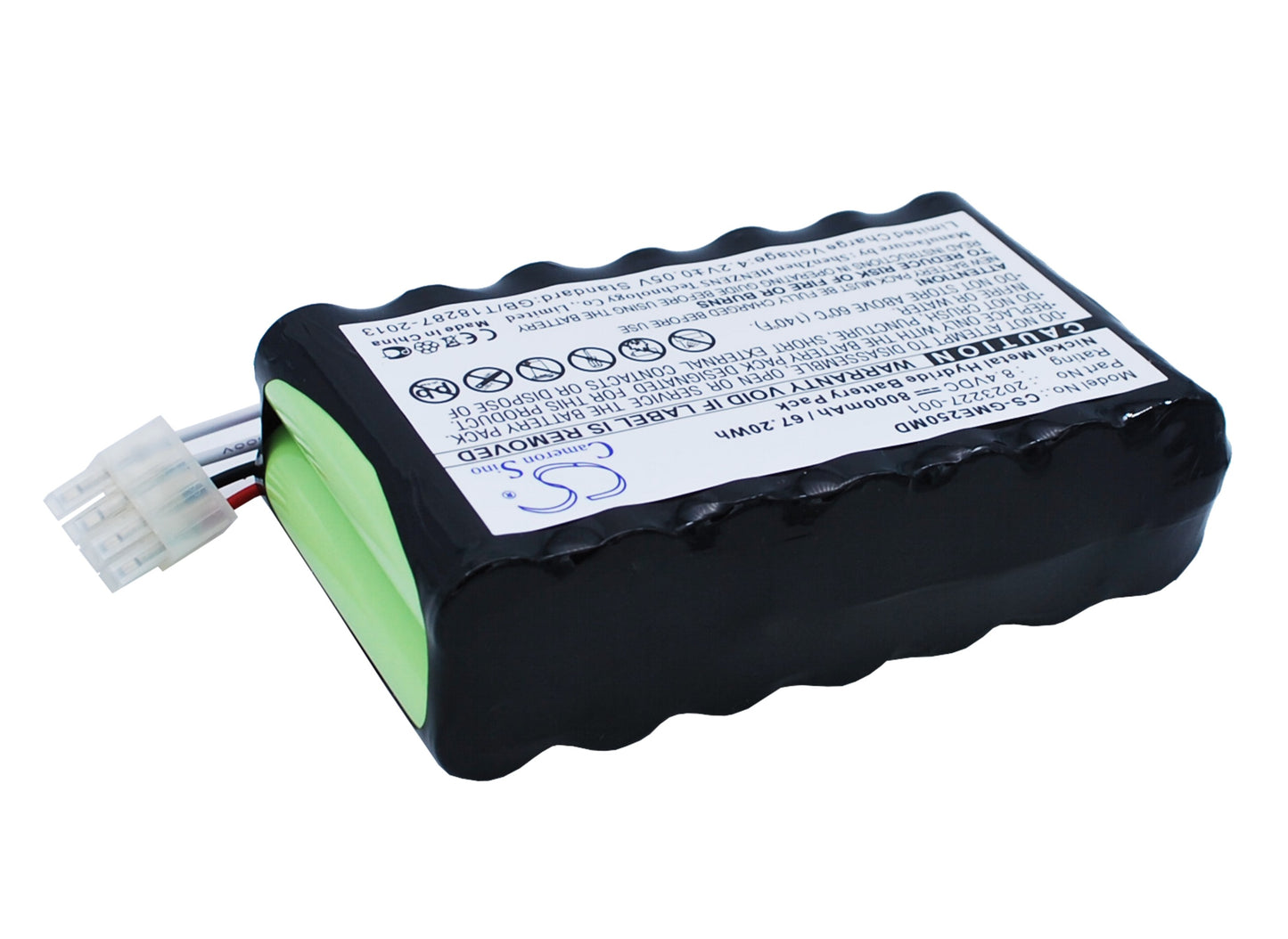Replacement Battery for GE Dash 2500 / Voluson P8 / Aespire 7900 – 8.4V Ni-MH