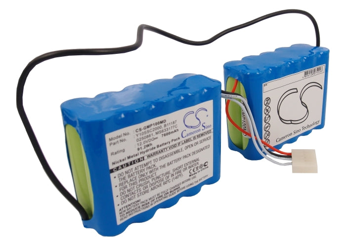 Battery for Criticon Pro 1000 / GE Dinamap Pro Series – 12V 7600mAh