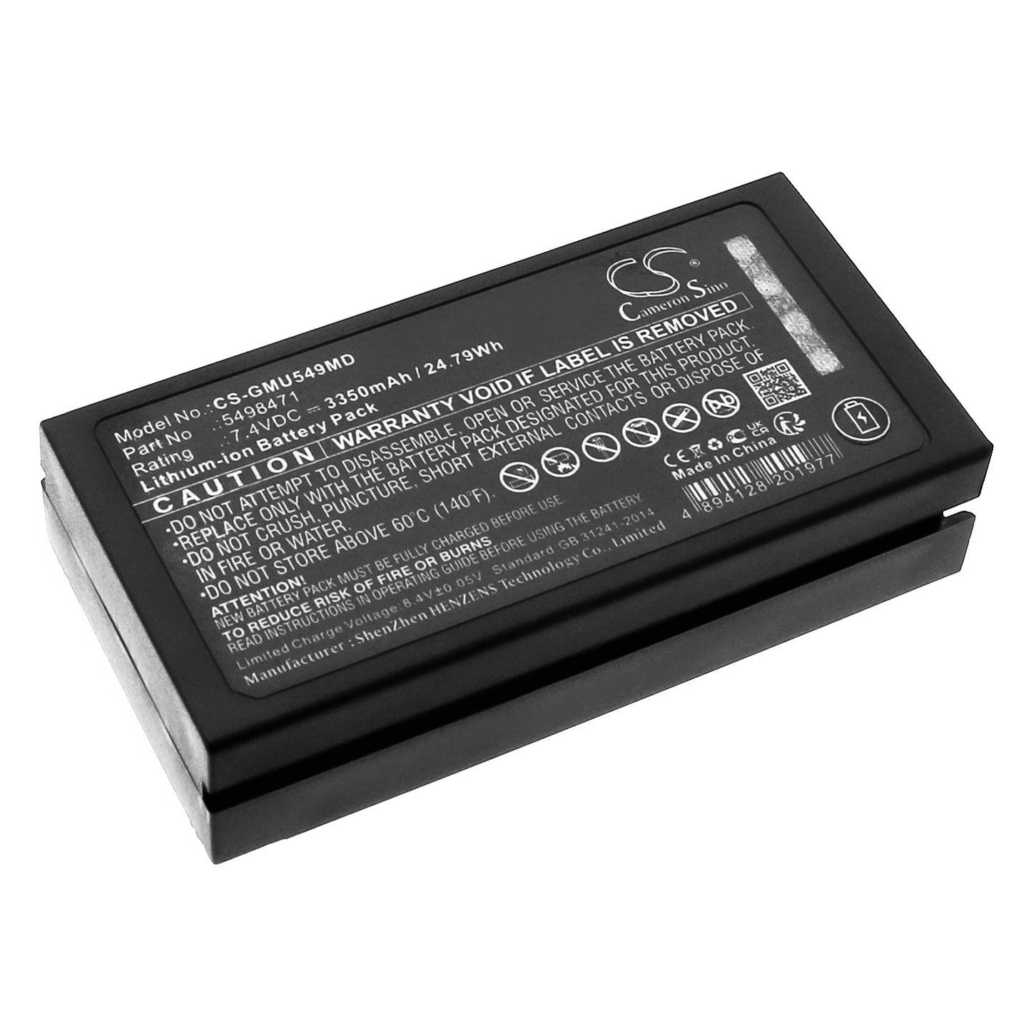 Battery for GE Vscan Access Portable Ultrasound – 7.4V 3350mAh Li-ion