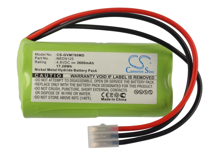 Battery for Ohmeda 7800 / Anesthesia Ventilator 7800 / 7810 / GE Datex Ohmeda Anesthesia 7800 Ventilator / Ohmeda respirator Excel 7800 – 4.8V 3600mAh