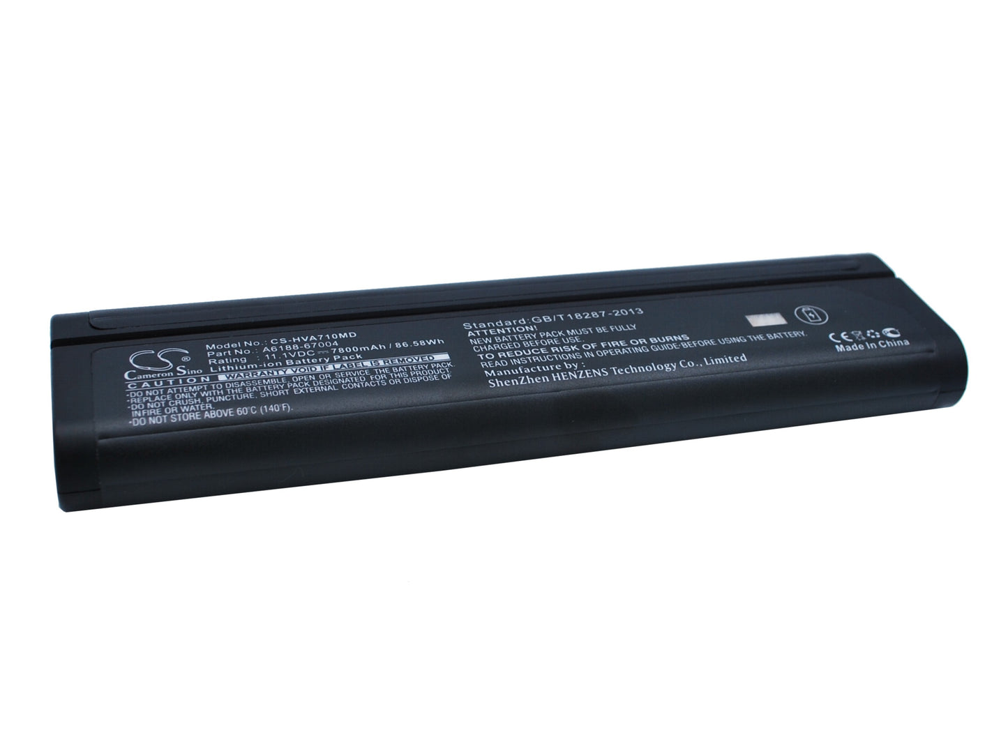Battery for Yokogawa AQ7282A, AQ7283A, AQ7284A and Tektronix TPS2000B TPS2012B TPS2014B TPS2024B