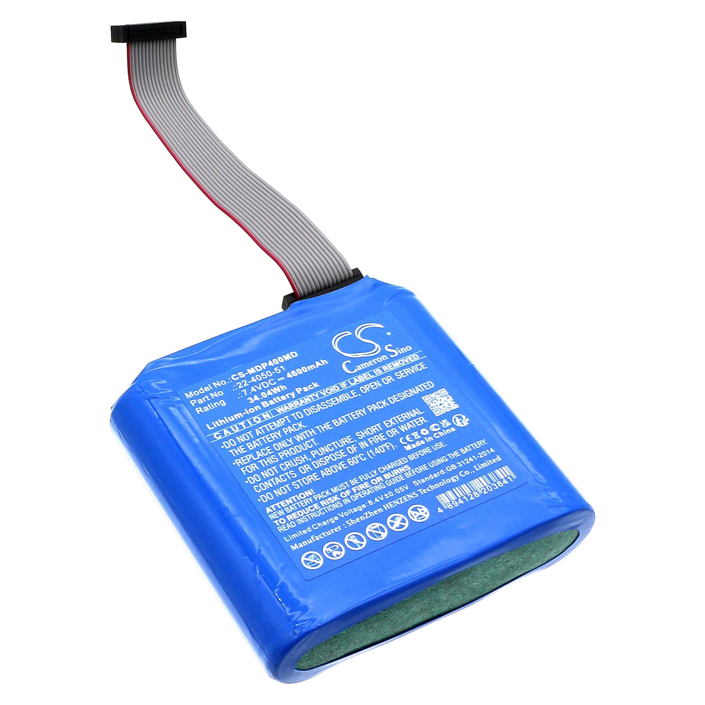 Battery compatible with Medfusion 4000 Syringe Pump – 7.4V 4600mAh Li-ion – CS-MDP400MD