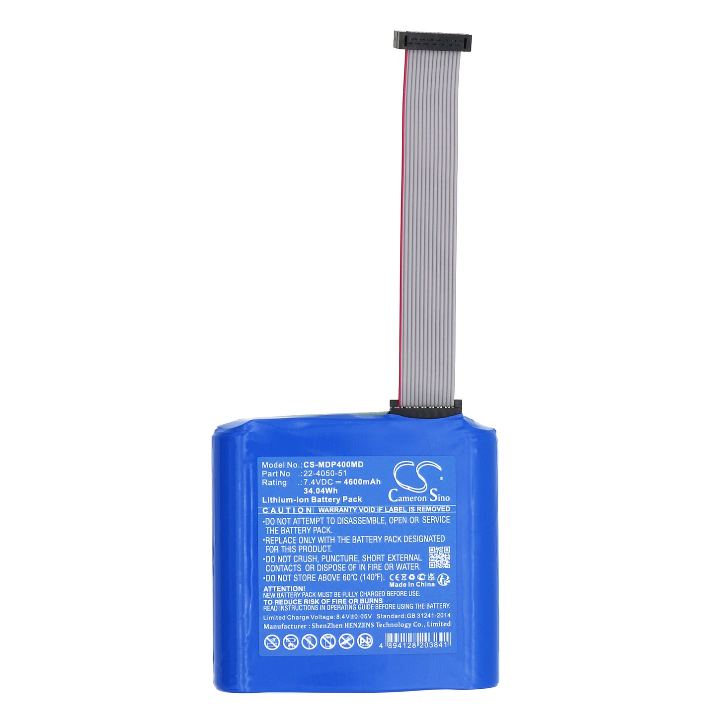Battery compatible with Medfusion 4000 Syringe Pump – 7.4V 4600mAh Li-ion – CS-MDP400MD