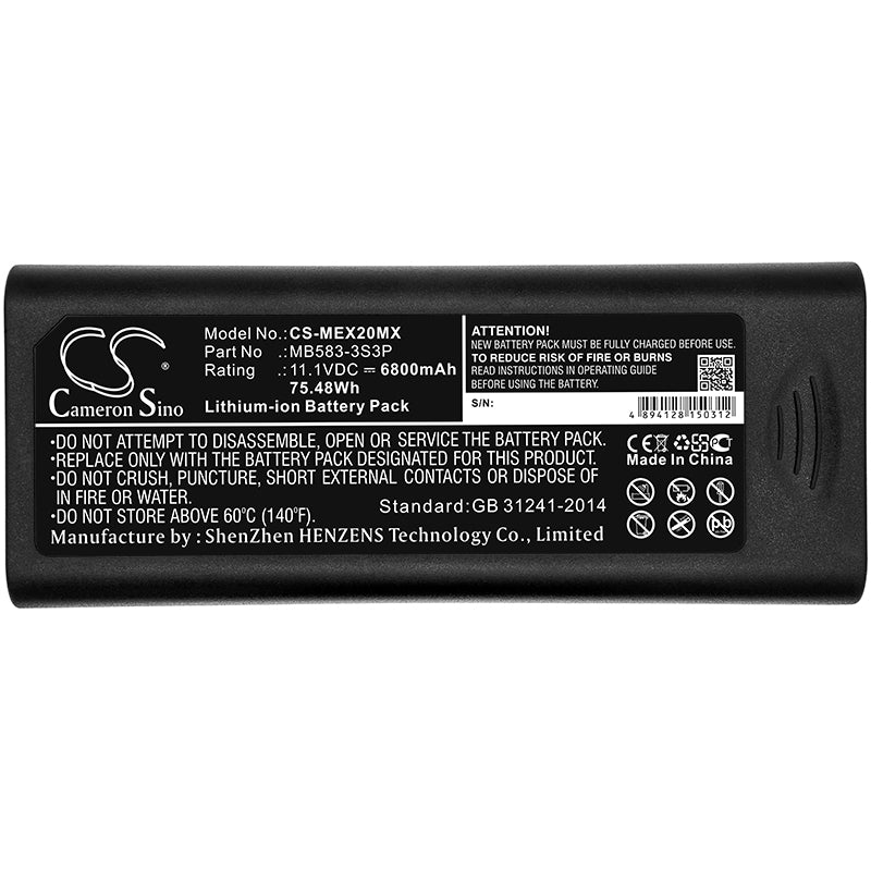 Battery for Mindray T5 / T6 / T8 / Accutorr / Passport / Beneheart / Benevision Monitors – 11.1V 6800mAh