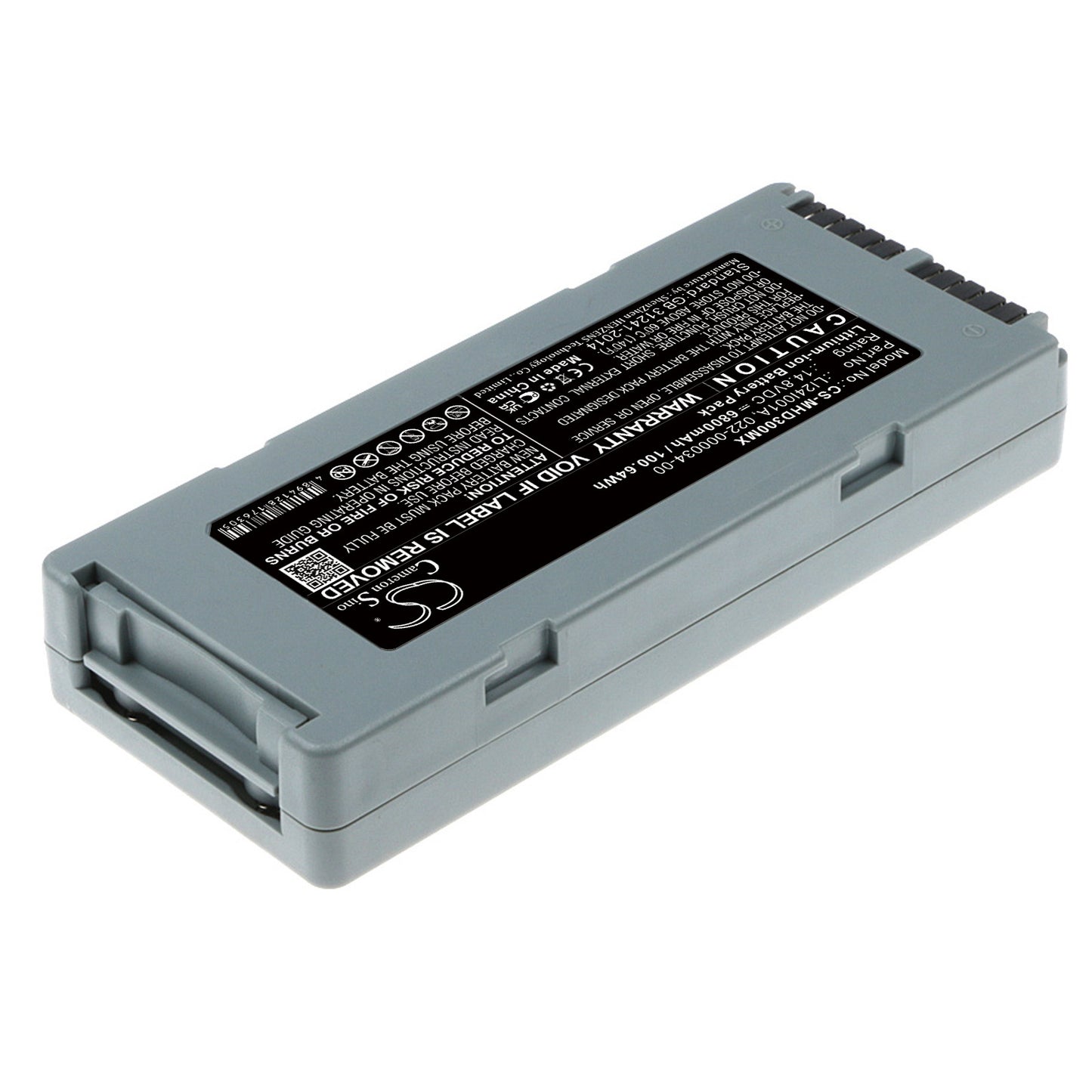 Battery for Mindray BeneHeart D1 / D2 / D3 – 14.8V 6800mAh