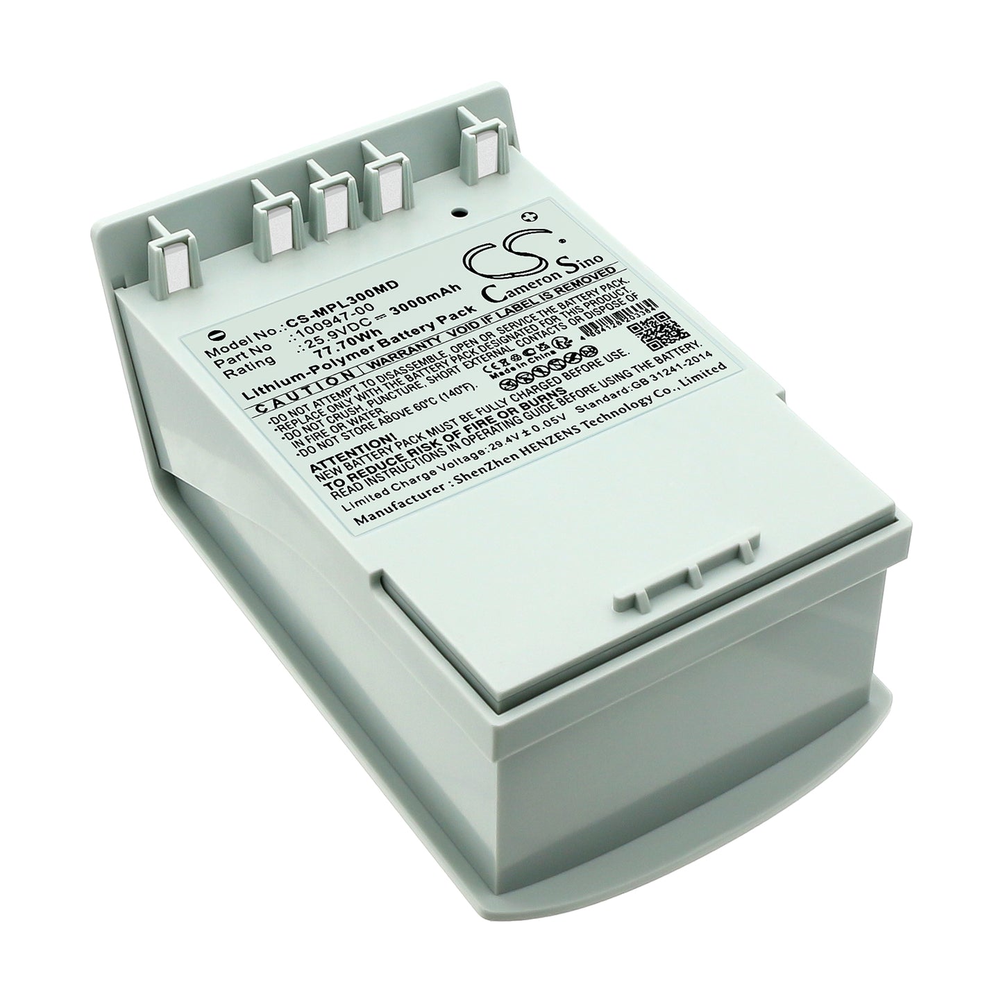 High-Capacity Battery compatible with Medtronic & Physio-Control LUCAS 2 & LUCAS 3 – 3000mAh, 25.9V Li-Polymer