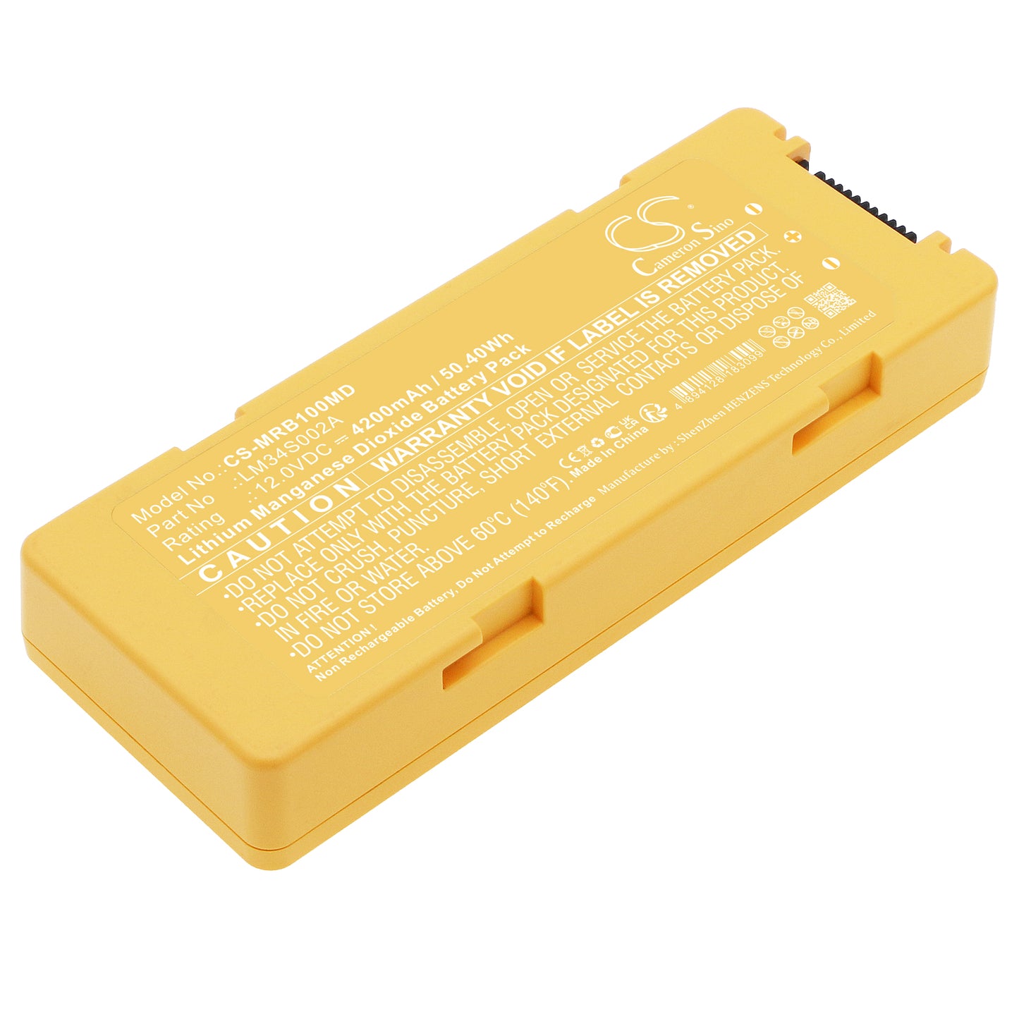 Battery for Mindray BeneHeart C / C1 / C2 / S1 / S2 – 12.0V 4200mAh