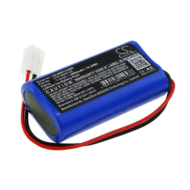 Battery for Mindray SP1 / SP1 Syringe Pump / BeneFusion VP3 / SP3 / BeneFusion SP3D EX / SK-801 EX / SK-803 EX / IV e Series Pump / VP3 Injection Pump – 7.4V 2600mAh