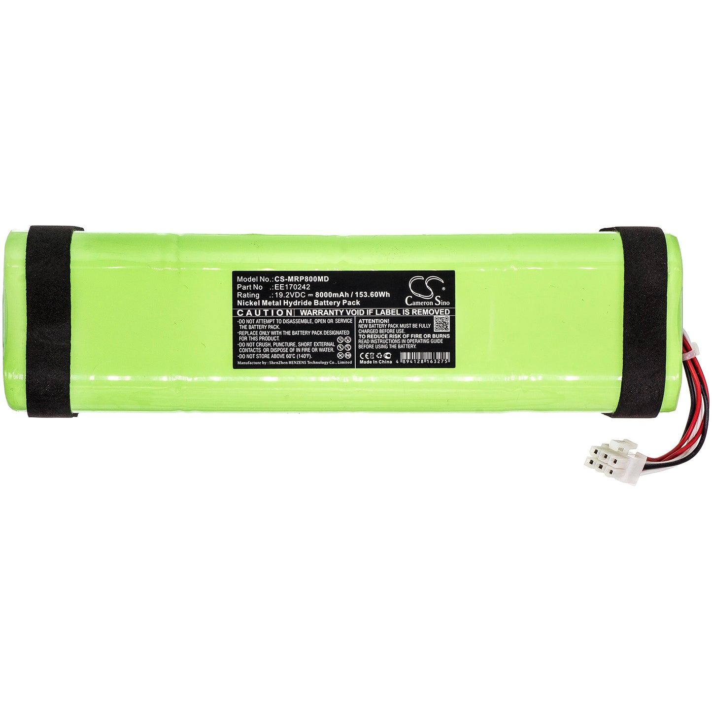 Battery for Marquette MAC 8 / GE MAC PC8 / Mac Stress Monitor – 19.2V 8000mAh
