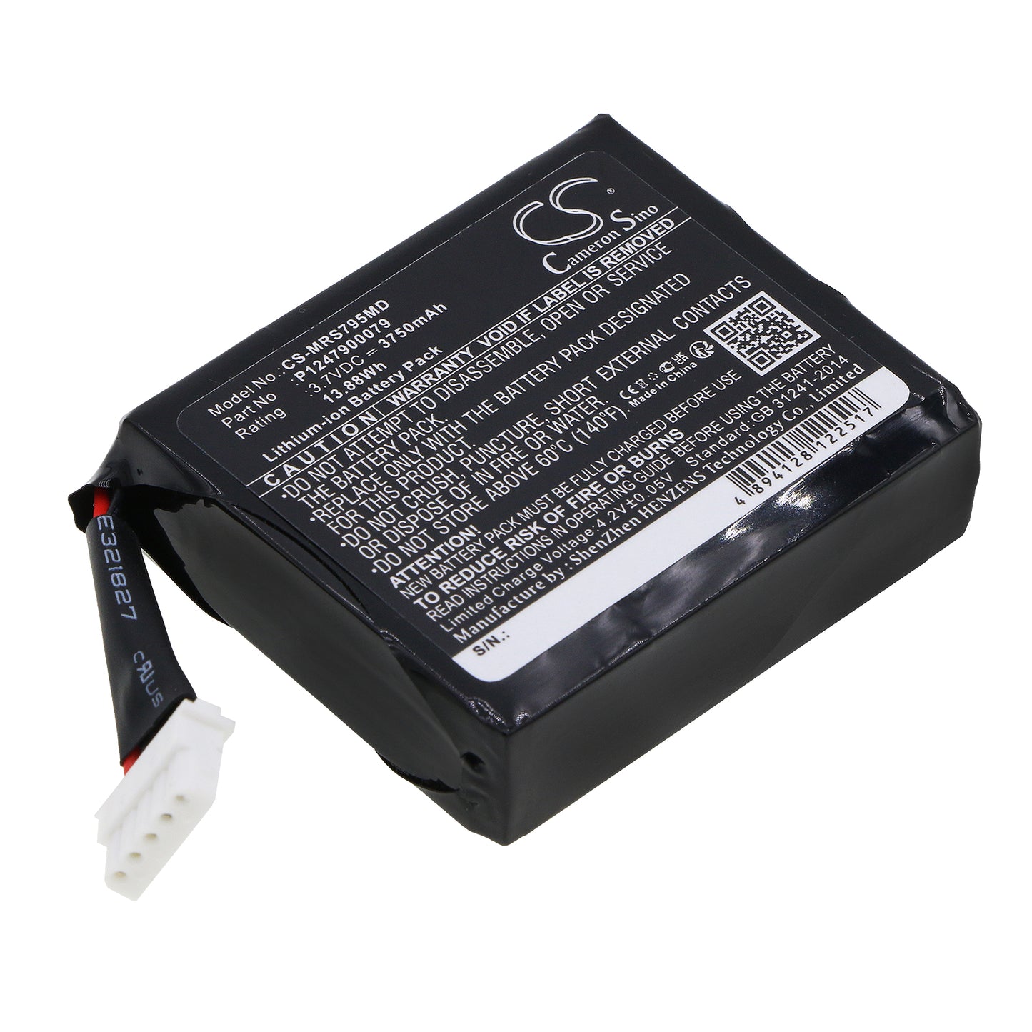 Battery for Masimo Radical-7 / Radical Pulse Oximeter – 3.7V 3750mAh