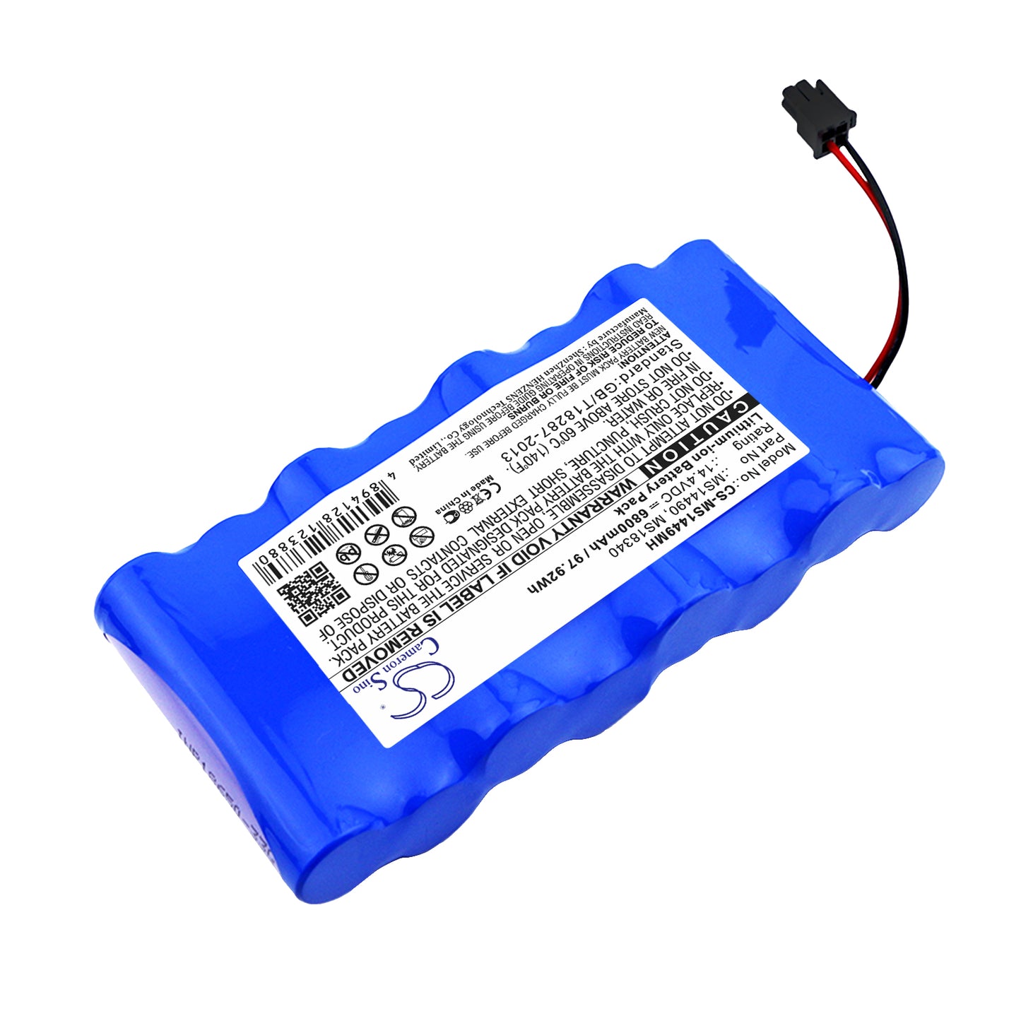 Battery for Critikon Dinamap Plus 8710 / 8720 / 8725, Siemens MS1423 / SC7000 / SC9000XL / SC6002XL, Drager Infinity Vista / INFINITY / DELTA / SC6002XL / Infinity XL / Infinity Delta / Infinity Delta XL / Infinity Gamma XL – 14.4V 6800mAh