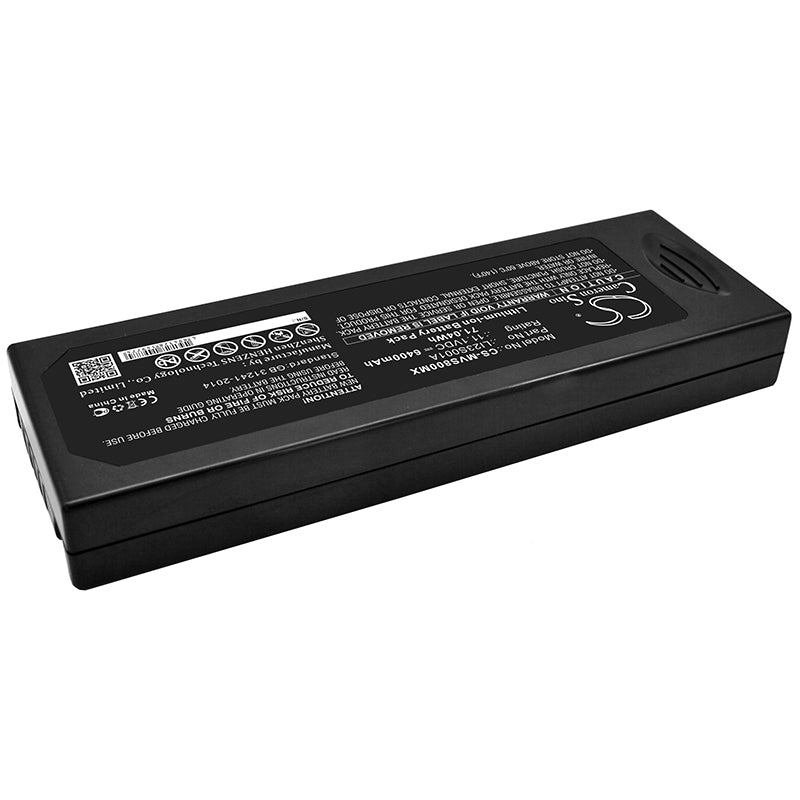 Battery for Mindray VS800 / WATO EX-20 / EX-25 / EX-30 / EX-35 / EX-50 / EX-55 / EX-60 / EX-65 / PM8000 / PM7000 / PM9000 – 11.1V 6400mAh