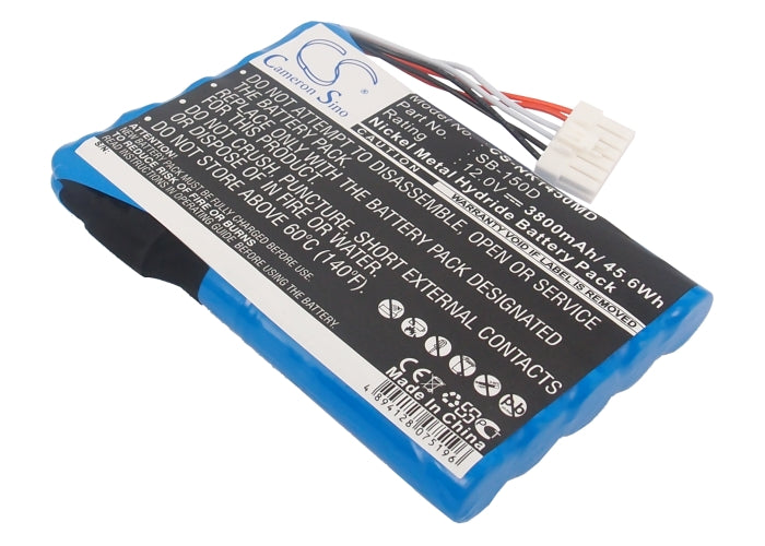 Battery for Nihon Kohden ECG-1500 / ECG-1510 / ECG-1560 / ECG-1550 / ECG-1550P / ECG-1400 / ECG-1450 / ECG-1550K / ECG-1500K / ECG-1530 – 12.0V 3800mAh