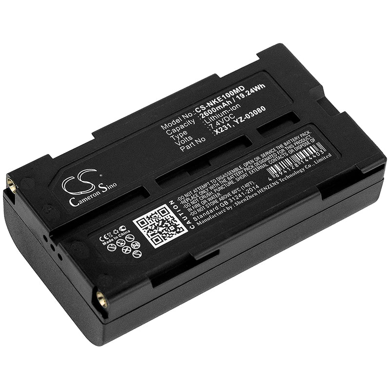 Battery for Nihon Kohden WEE-1000 – 7.4V 2600mAh