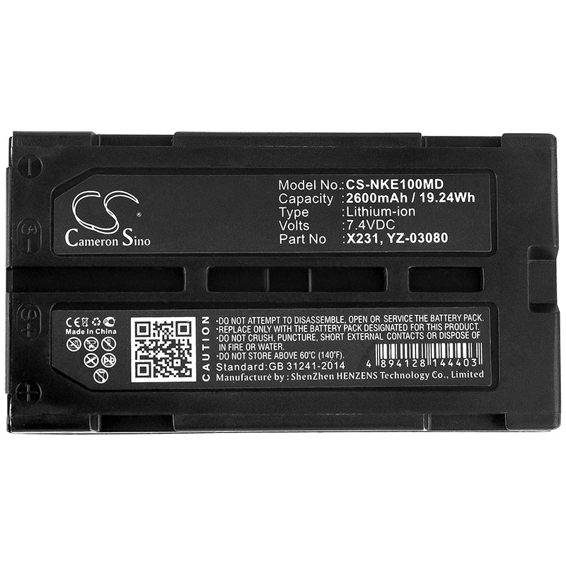 Battery for Nihon Kohden WEE-1000 – 7.4V 2600mAh