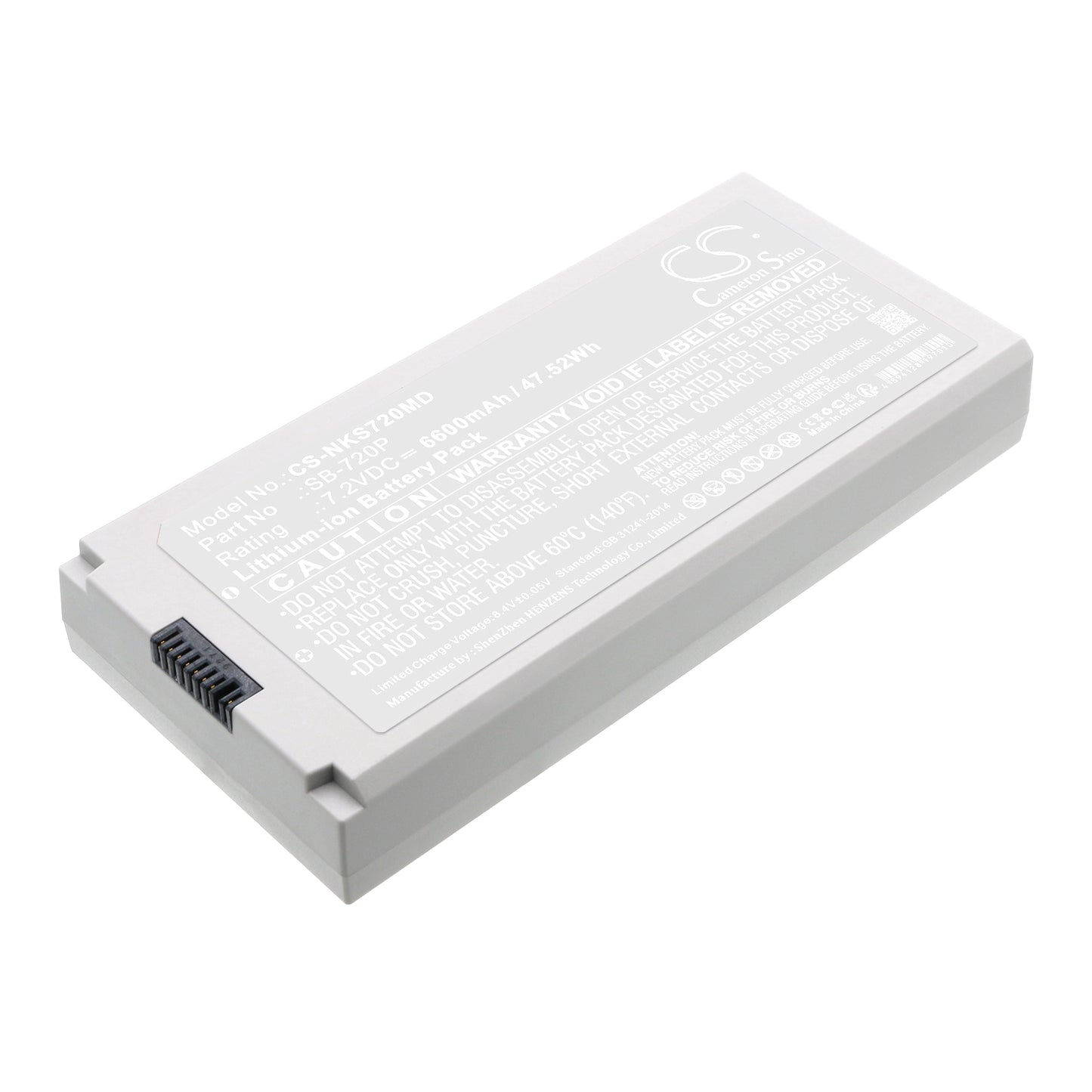 Battery for Nihon Kohden Lifescope SVM-7200 / SVM-7260 Monitor – 7.2V 6600mAh