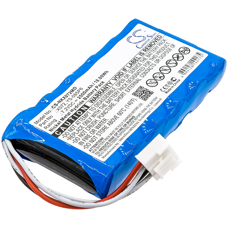 Battery for Nihon Kohden OLV-2700 / OLG-2800 Monitor – 7.2V 2500mAh