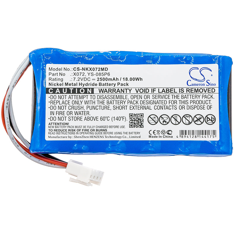 Battery for Nihon Kohden OLV-2700 / OLG-2800 Monitor – 7.2V 2500mAh