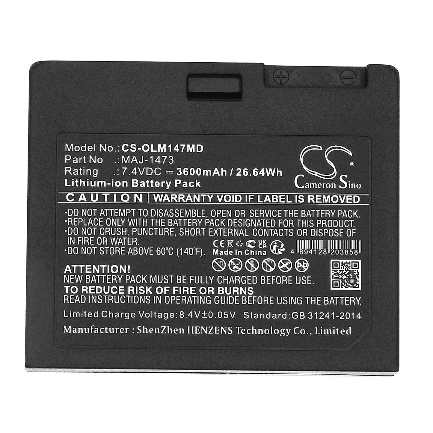 Battery for Olympus EndoCapsule RE-1 / VE-1 – 7.4V 3600mAh