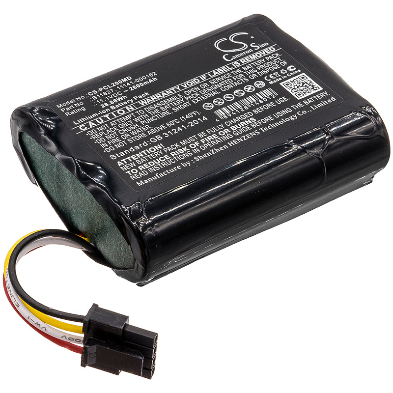 Battery for Physio-Control LifePak 20 / 20e Defibrillator – 11.1V 2600mAh